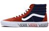 Sk8 hi Оранжево-синий Пэчворк 'Черный Коричневый' VN0A4BV6X0O