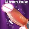 Adult Men Sex Toy Enlargement and Thicken Cock Sleeve Soft Penis Ring Dick Sleeve Delay Ejaculation Lock Sperm Couples Games 18+