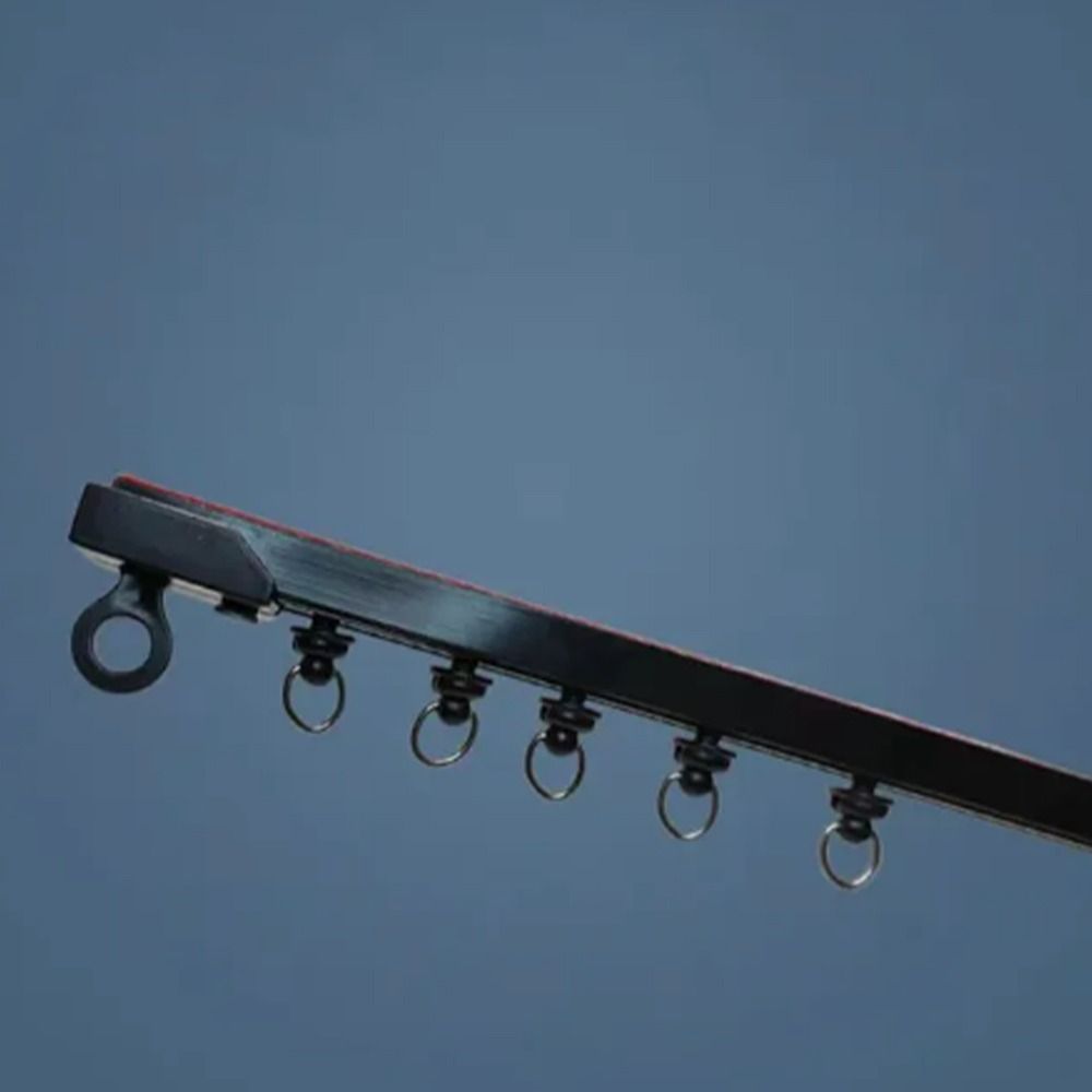 Прочный самоклеящийся карниз для штор без перфорации, скользящий неперфорированный карниз для штор