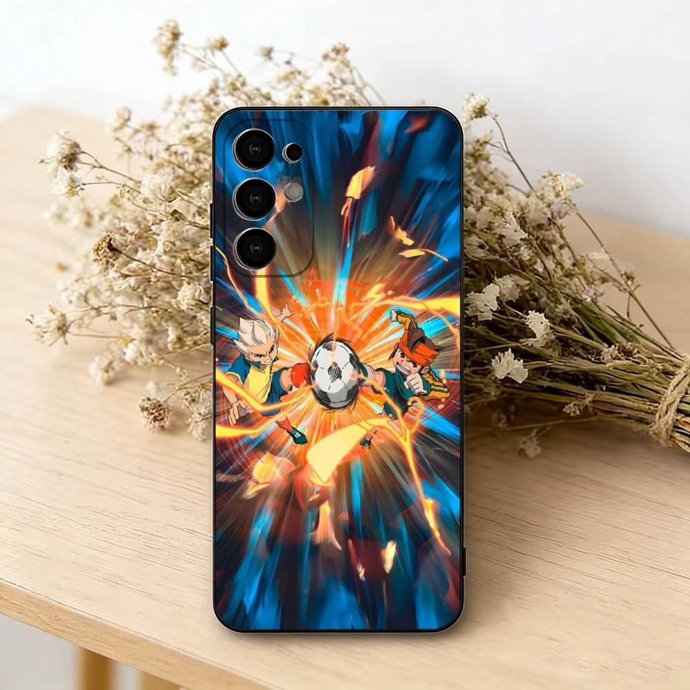 Чехол для телефона Inazumas Anime E-Eleven для Samsung S25, S24, S21, S22, S23, S30, Ultra, S20, Plus, Fe, Lite, Note, 10, Черный чехол