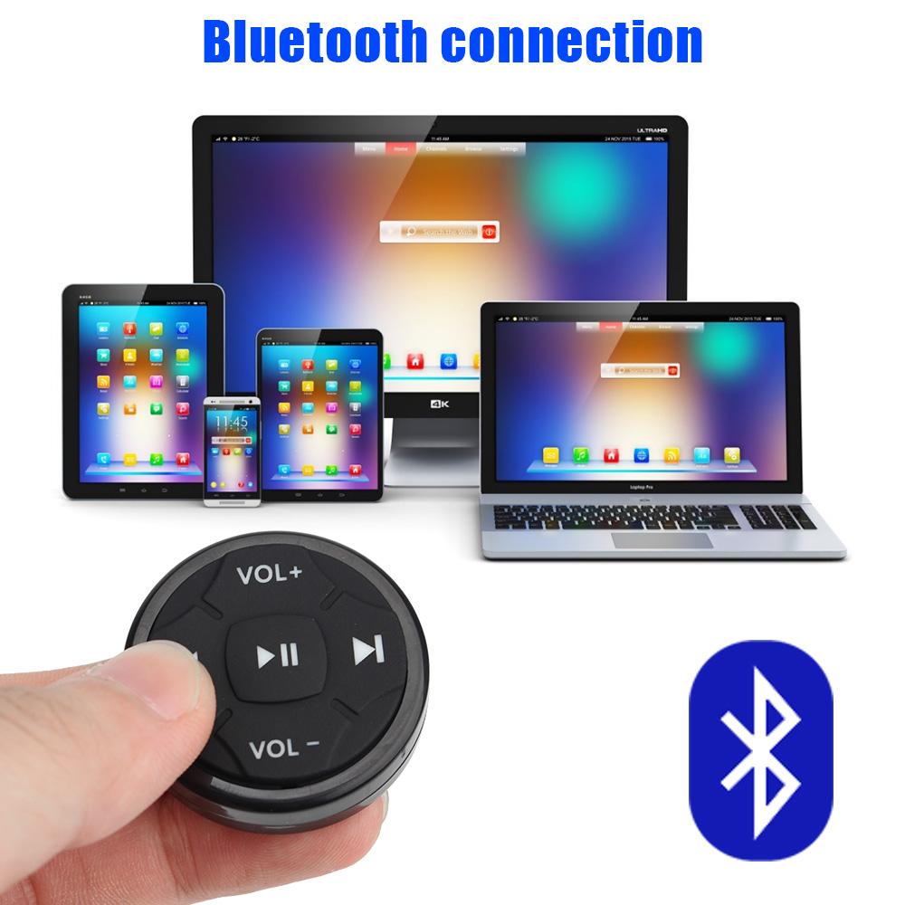 5 Keys Media Volume Button for Android IOS Wireless Bluetooth Remote Control Button Universal Car Steering Wheel