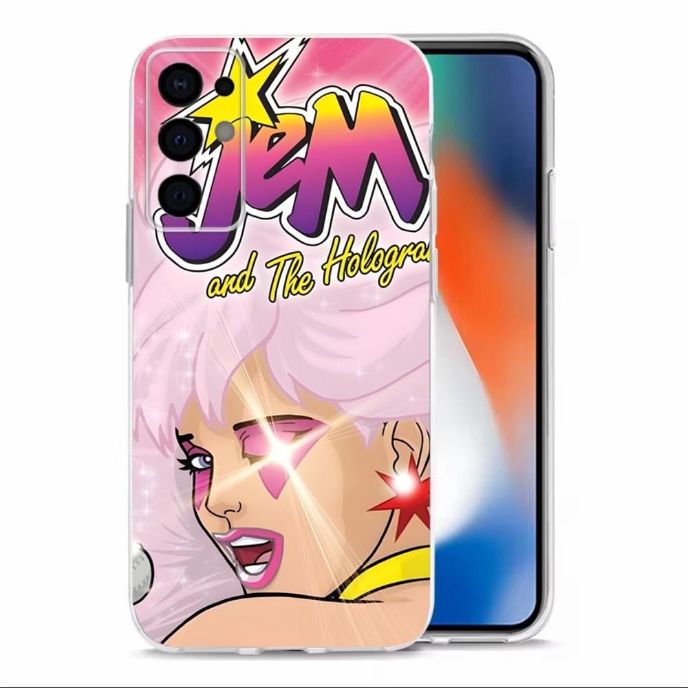 J-Jem And The Holograms Phone Case For Samsung S30,S23,S21,S22,S20,Ultra,S20,FE,lite,S10,S9,S8,PIus Transparent Shell