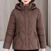 Plus Size L-5XL Fashion Female Coat Winter Jackets Hooded Loose Thick Warm Middle Age Women Parkas