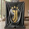 Juventus FC Theme blanket Soft Flannel Blanket Plush Throw Blanket Cozy Sofa Bed Blanket for Home Decor