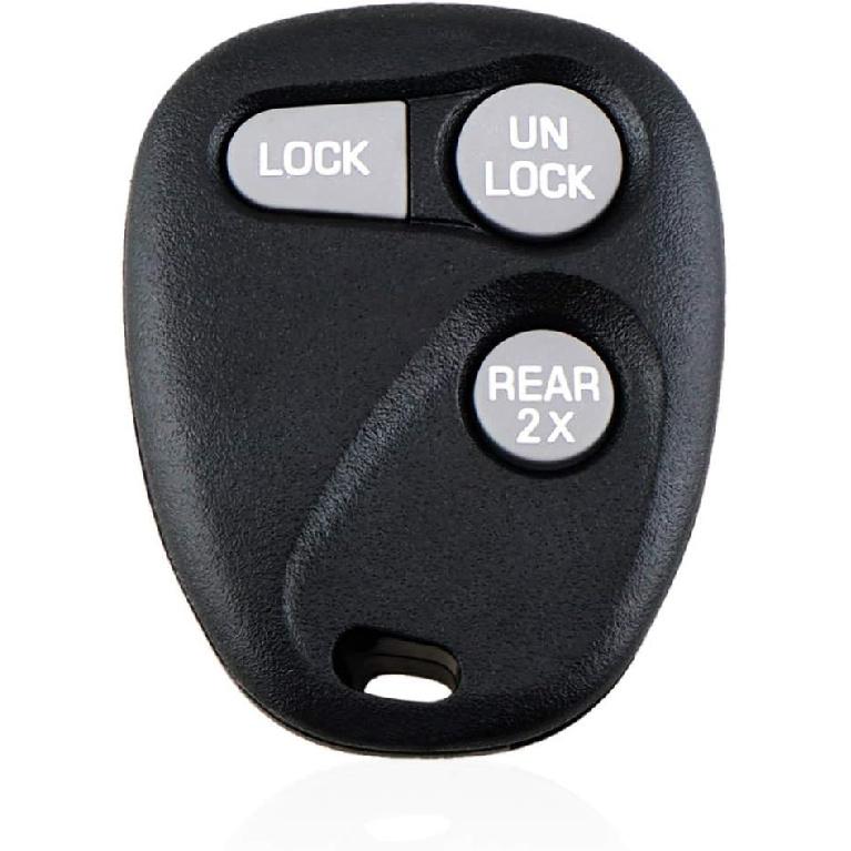 Keyless Entry Remote Control Replacement for Chevrolet Tahoe 1996-2000, Suburban 1997-1999, Yukon 1997-1999, Express 1997-2002, 3 Button Smart Car