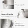 2Pcs/set Large Capacity Stainless Steel Colander Fine Mesh Food Strainer  Draining Pasta
