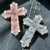 Lightweight Angel Hair Clips Y2K Cross Emoticon Side Bang Hair Accessory Long Sweater Chain  Women