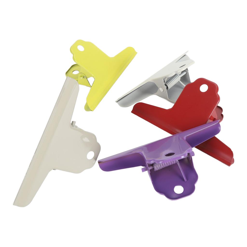 5 шт. красочные металлические шарнирные зажимы в виде быка, настенные подвесные сверхмощные прочные пружинные большие бычьи бумажные C