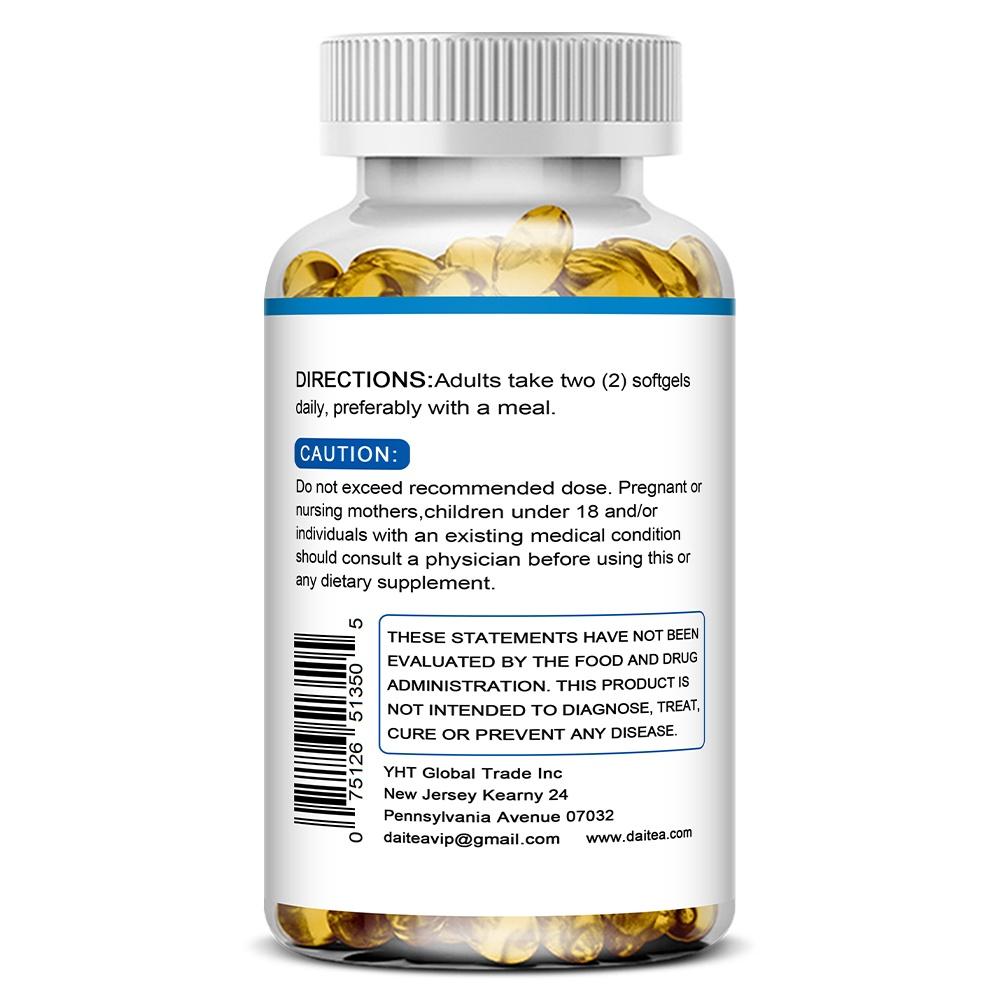 Daitea Probiotic Prebiotic Supplement 90 Billion CFUs with 18 Probiotic Strains, Lactobacillus & Bifidobacterium, 120 Softgels