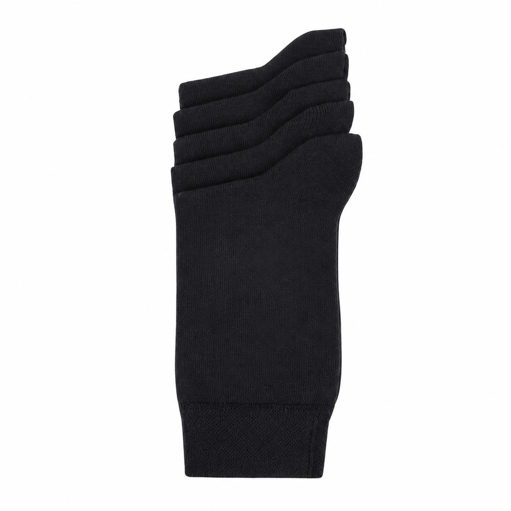 Farah Mens Long Cotton Blend Crew Socks (Pack of 5)