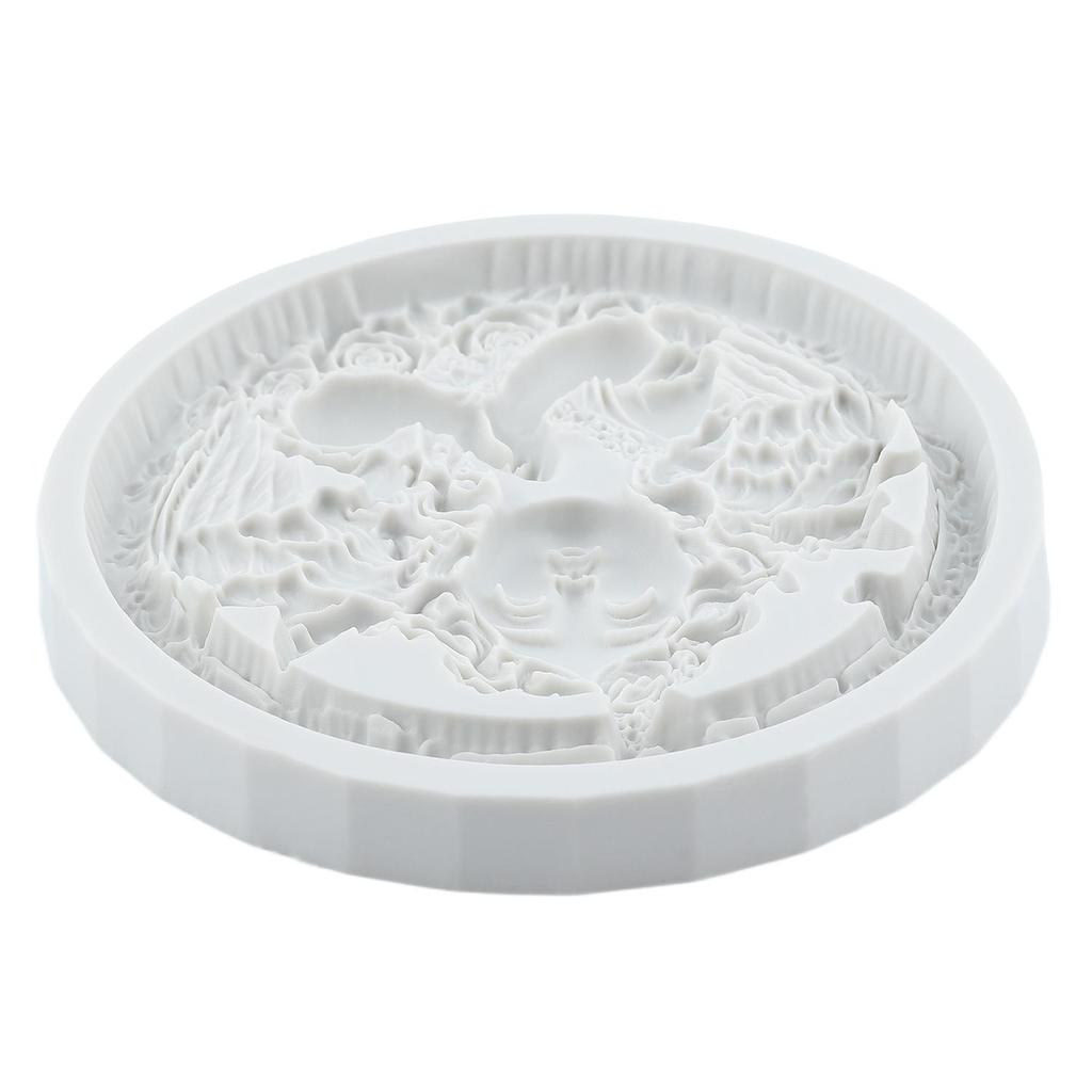 Камея с фоторамкой Силиконовые формы Ангел Фоторамка Форма для мастики Инструменты для украшения торта Топпер для кекса Конфета Шоколад Форма для гампасты