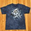 The Mountain Sea Turtle Crew Neck Graphic T Mens Size Extra Large XL Blue Unisex T-Shirt