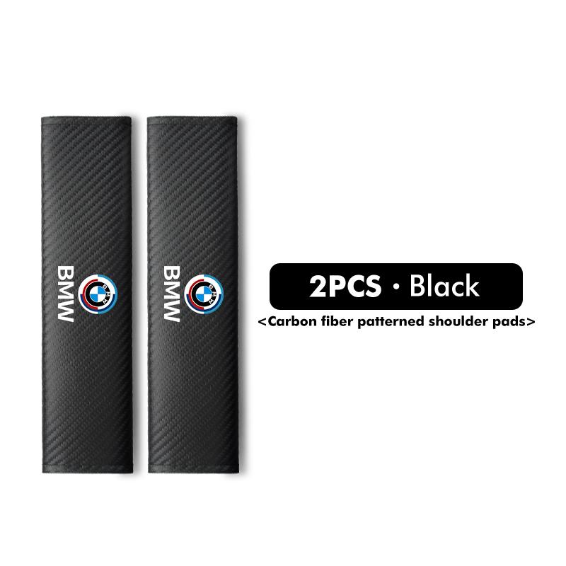 Car Seat Belt Carbon Fibre Shoulder Protection Pad Accessories For BMW Performance M2 M3 M4 X1 X3 X4 X5 E87 X7 E91 G20 ZNBUA1