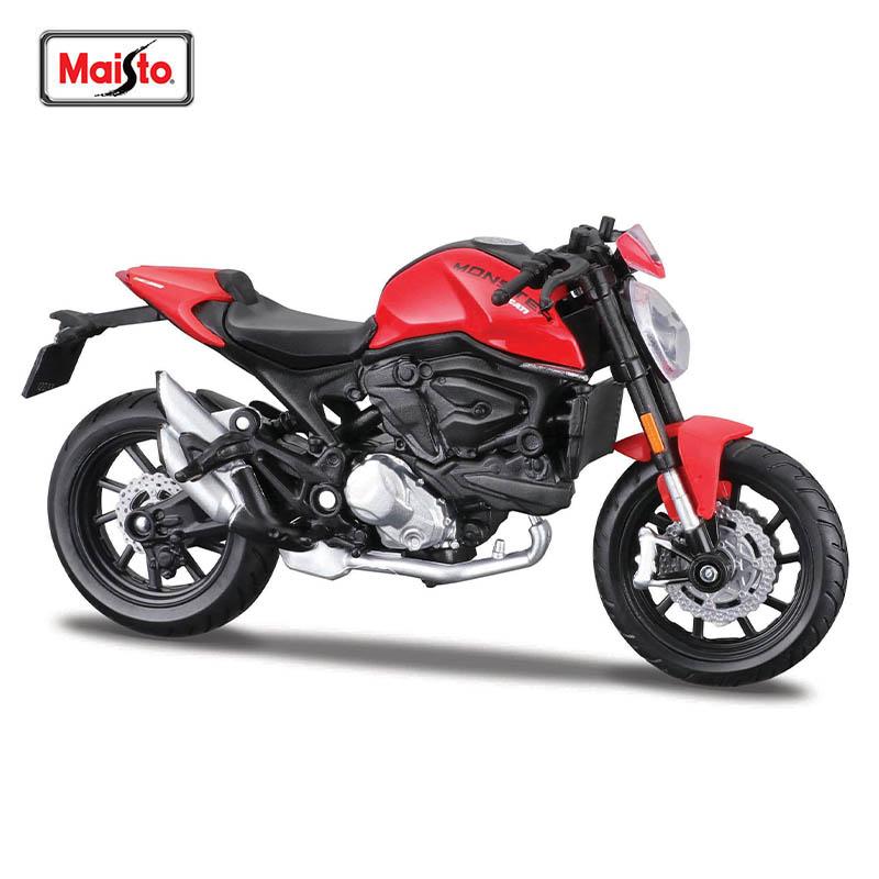 Maisto 1:18 Ducati Monster 2021 Super Naked V4 S original authorized simulation alloy motorcycle model toy car gift collection
