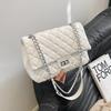 2025 New Retro Simple Diamond Chain Bag Commuter Versatile Large Capacity Underarm Shoulder Messenger Bag