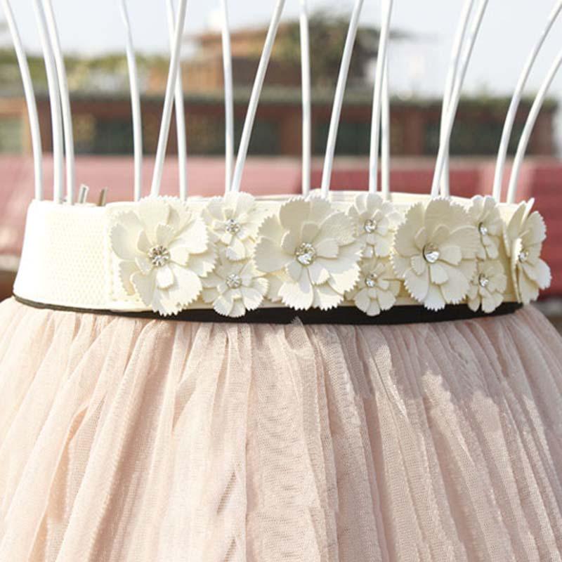Women's Fashion Flower Elastic Belt Adjustable Belts