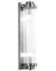 Ionic - crystal wall lamp - column 60cm chrome
