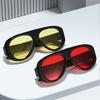 Toad-shaped sunglasses, large-frame aviator sunglasses for sun protection