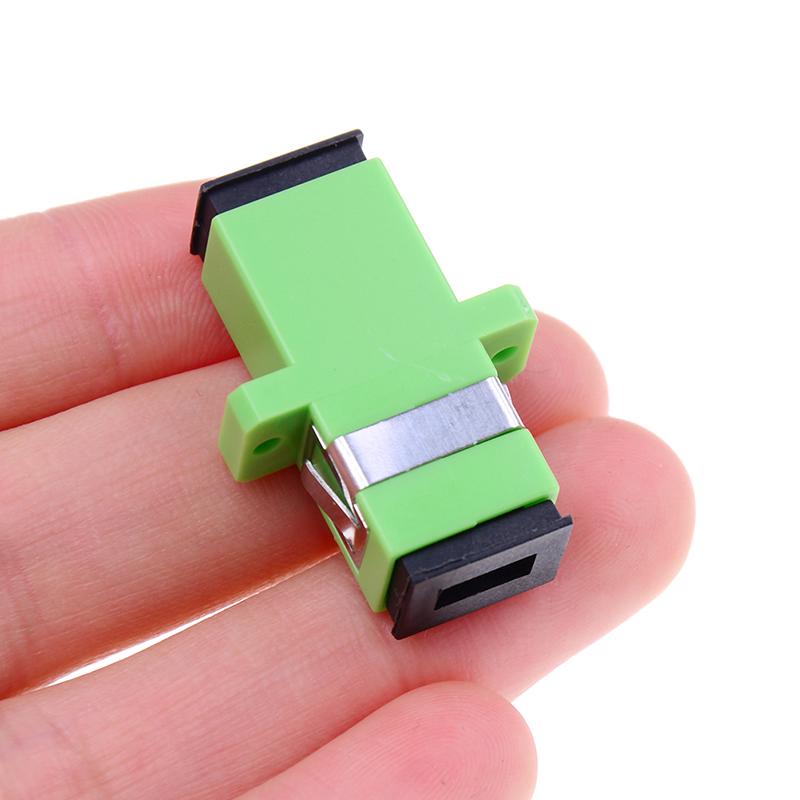 10Pcs Sc Apc Simplex Mode Fiber Optic Adapter Sc Apc Optical Fiber Coupler