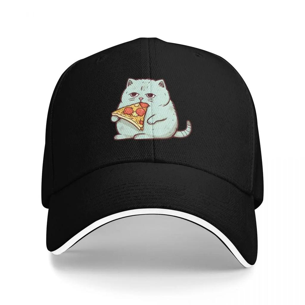Pizza Cat Baseball Cap Big Size Hat Wild Ball Hat winter hats for Unisex Caps For Women Unisexs