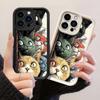 JT19 Artful Kitties Cat Art Drawing Phone for iPhone17 Pro Max Samsung S26 Ultra A17 A26 A07 Xiaomi 15T Redmi Note 14 Pro Plus Soft TPU Case Cover