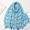 2024 Spring And Autumn Winter New Cotton And Hemp Long Thin Scarf Travel Versatile Sunscreen Warm Shawl For Women