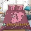 Мультяшный комплект пододеяльника B-Brickleberry Домашний стиль Постельное белье Мягкий Стирка Хлопок Постель Студенческое общежитие Подарок