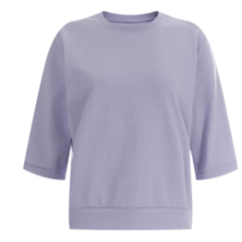 Shop Women Simple Loose FiT Round Neck 5 ShorT Sleeve T shirT 100 coTTon Dai