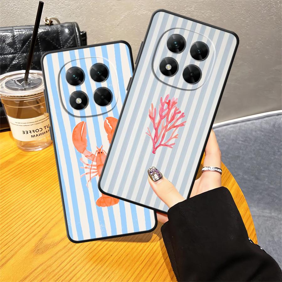 Чехол для Xiaomi Redmi Note 12S 11 13 12 Pro Plus 10 9 8 Pro 9s 11S 10S Мягкая задняя крышка телефона Морские животные