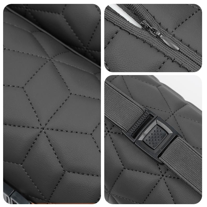 Car Round Leather Neck Protection Memory Cotton Headrest For Peugeot 208 3008 308 2008 607 106 406 407 307 206 301 408 5008 4008