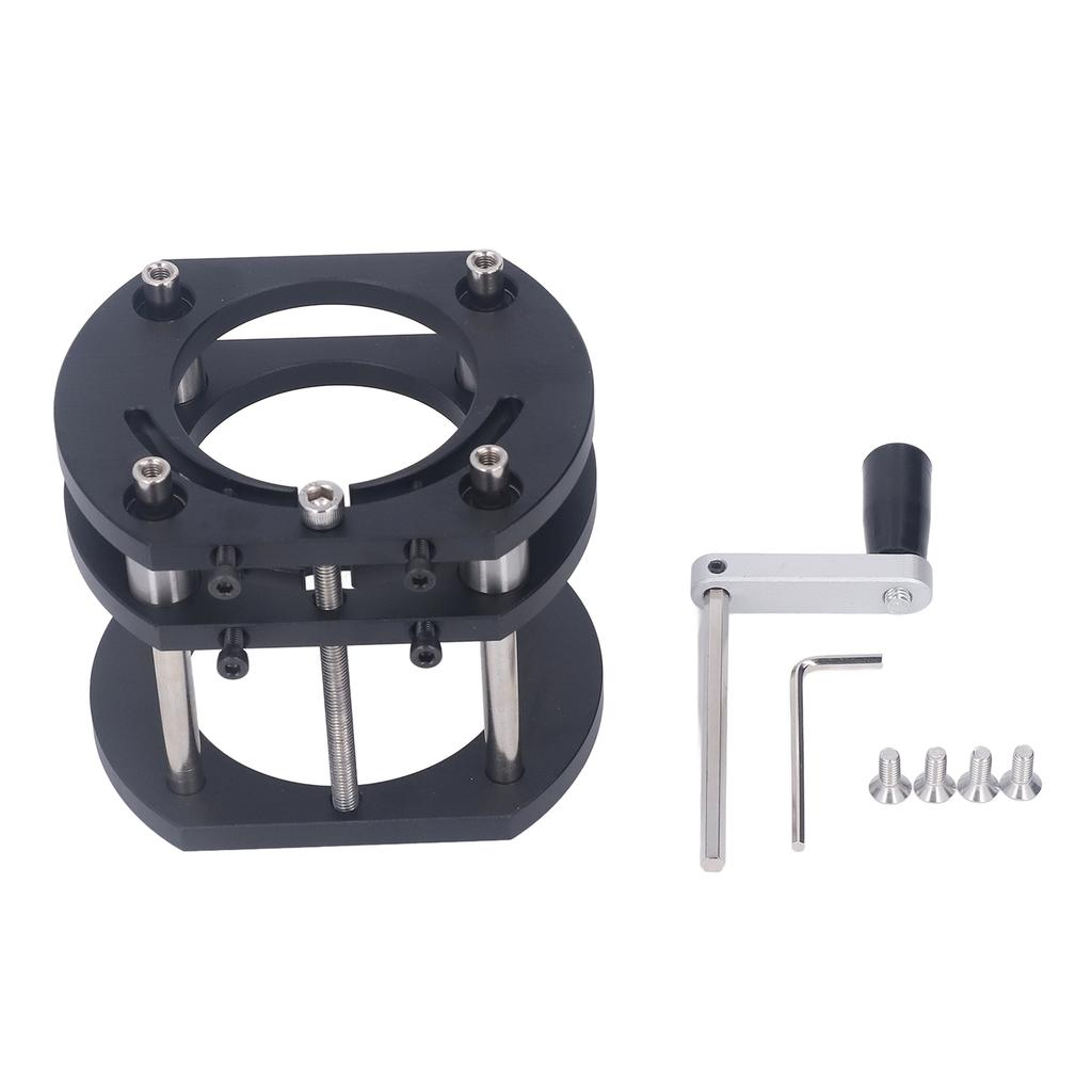 Router Lifting Platform 4 Jaw Metal Milling Table Lift System for Electric Grooving Tenoning Trimming Chamfering