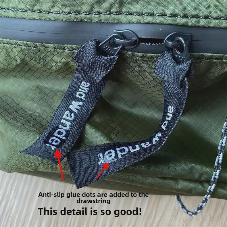 Ультратонкая 3-метровая светоотражающая водонепроницаемая нейлоновая клетчатая сумка DuPont на пояс и грудь