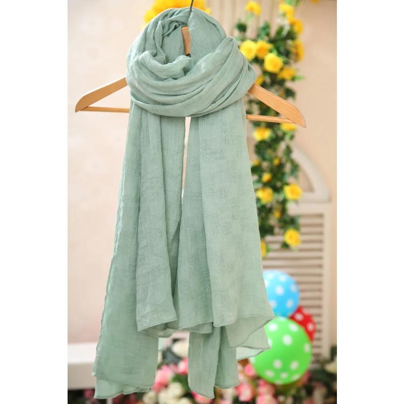 Solid Colour Scarfs For Ladies  Woman Hijab  Turban For Women