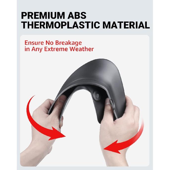 Брызговики для модели Tesla 3 года 2017-2022 2023 пластиковые брызговики Fender 4 шт./компл. черный, белый цвет из углеродного волокна