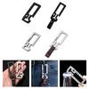 Titanium Alloy Waist Hanging Keychain Buckle Heavy Duty Keychains Clip with Bottle Opener Screwdriver Outdoor Tool