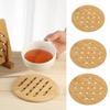 Подставки Теплоизоляция Подставка для посуды Защита от тепла Настольная салфетка Бамбуковая салфетка Подставка для хранения