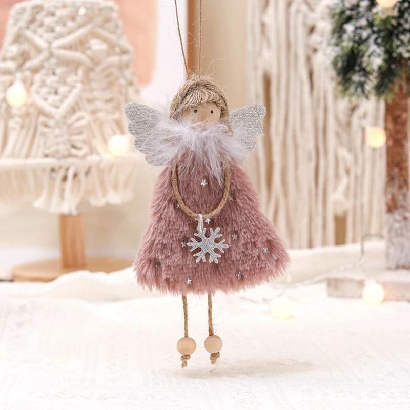Christmas Angel Pendants Christmas Tree Decorations New Year 2023 Gifts Christmas Tree Hanging Ornaments