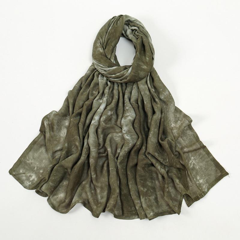 Малайзия и Индонезия горячие продажи тай-дай человеческий хлопок головной платок популярный большой размер дофаминовое сочетание цветов длинное полотенце женщины