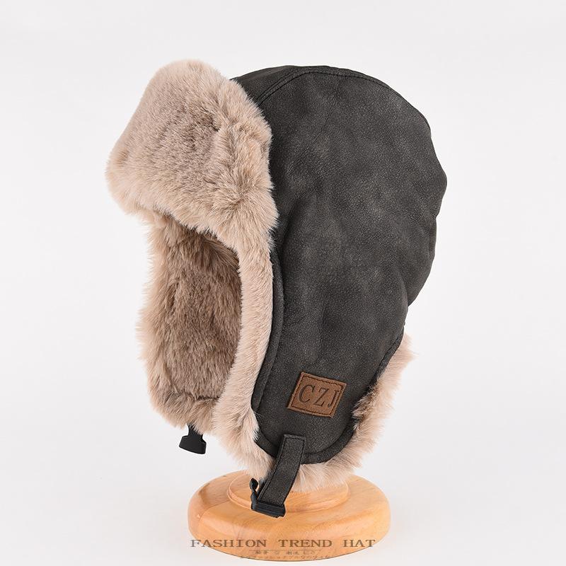 Шапки мужские и женские осенне-зимние шапки, флисовые утепленные теплые шапки-авиаторы, уличные ветрозащитные меховые шапки-ушанки