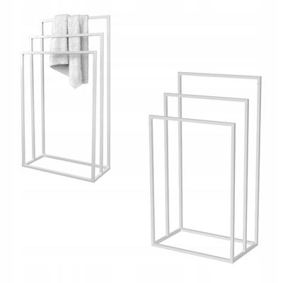 Metal Loft Nancy Towel Rack White 50x23x92