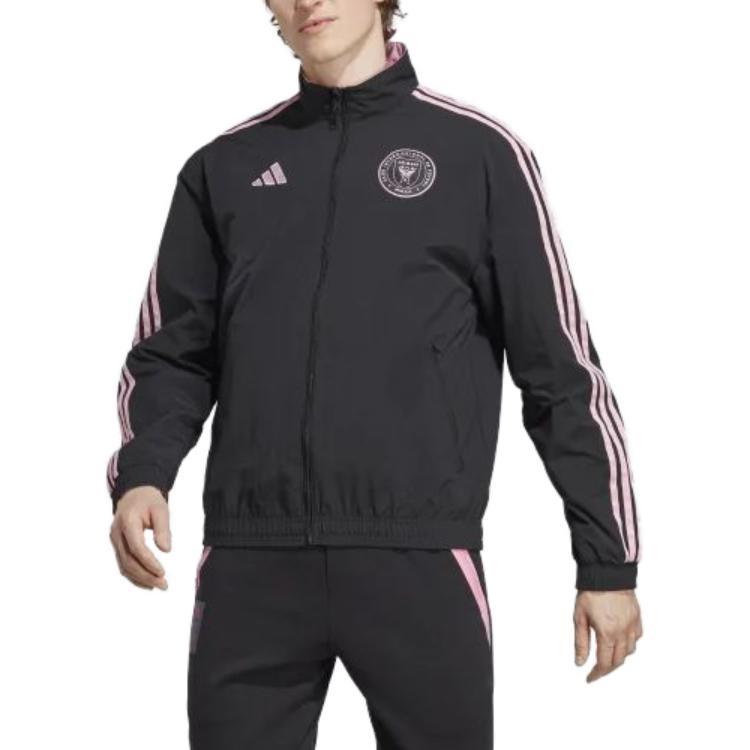Adidas Inter Miami Jacket Men's Black Pink HU0061