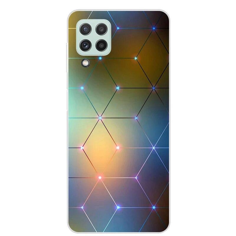 Чехол для Samsung Galaxy M22 M32 4G, задняя крышка для телефона Samsung M22, мягкий чехол для Samsung M32 4G M 22 32, черный чехол из ТПУ 6,4 дюйма