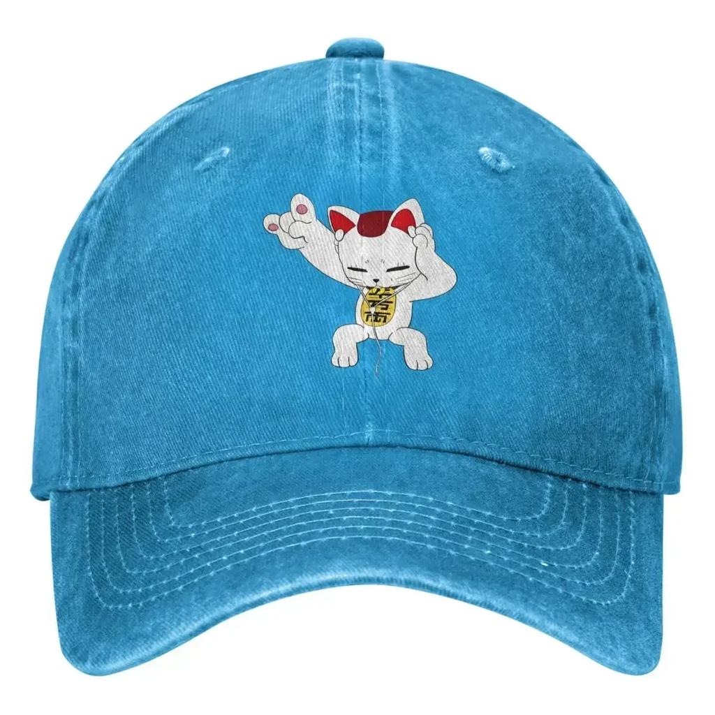 Dandadan Turbo Granny Denim Baseball Cap Japanese Anime Outdoor Sport Trucker Dad Hat Summer Unisex Adult Sun Visors Baseball Caps