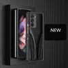 Противоударная стеклянная пленка, кожаный чехол для Samsung Galaxy Z Fold4 Fold 4 Fold2 Fold3 Fold 3 2, чехлы Zfold4 с полным покрытием