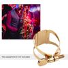 Metal Mouthpiece Ligature Golden Metal Sax Ligature Alto Saxophone Ligature  For Saxophone
