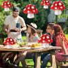 Mushroom Honeycomb Ornaments Party Centerpieces for Birthday and Wedding Decor Fun Mushroom Shaped Decorations