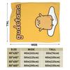 Gudetama Lazy Egg   Blanket Cartoon  Flannel Throw Blanket Summer Air Conditioning Personalised Ultra-Soft Warm Bedsprea,