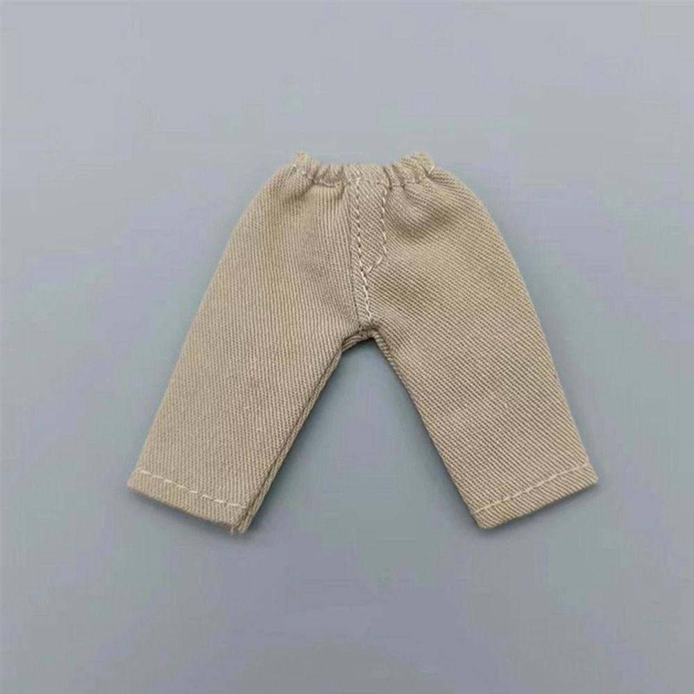 Fashion Doll Clothes T-shirt Cute Denim Trousers for 1/11 OB11/Obitsu11Dolls/1/12Bjd Doll