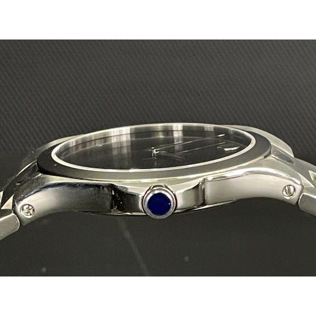 Бывшие в употреблении Выставочные Гарантия работы MOVADO 84 E7 1850 Movado Часы с корпусом из нержавеющей стали Черный циферблат Мужские SWISS MADE / 300838