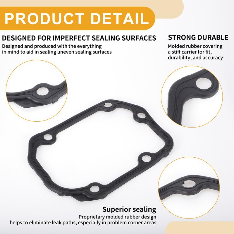 X Autohaux No.02T301215D Auto Transmission Filter Oil Pan Gasket for Volkswagen Jetta 2019 Replacement Parts Car Accessories